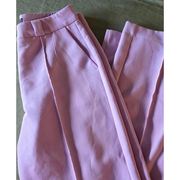 Dynamite Women's Light Pink Tailored Statement Trousers Sz 6 - Picture 1 of 8